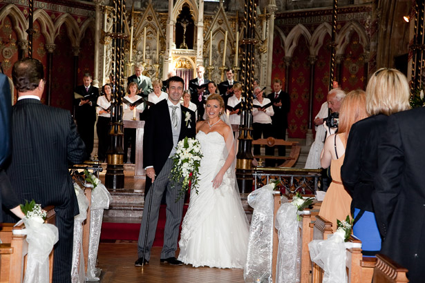 The Newlyweds Standing Before the Alter