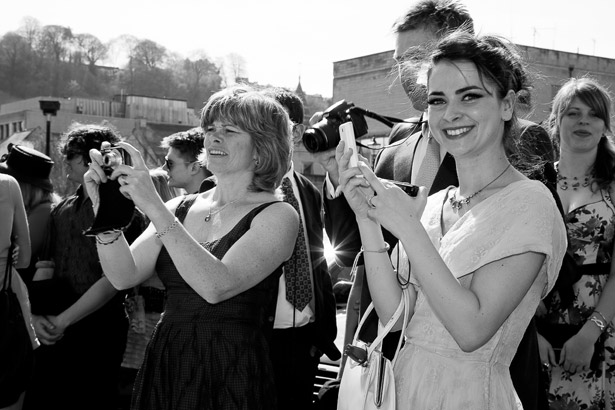 Happy Wedding Guests