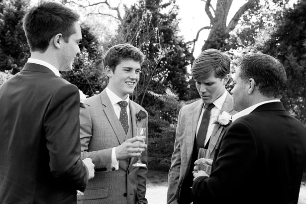 Wedding Guests Enjoying A Drink