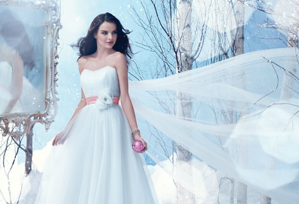 Winter dress by alfred angelo