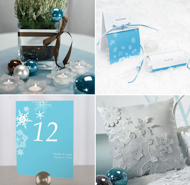 Winter wedding favours