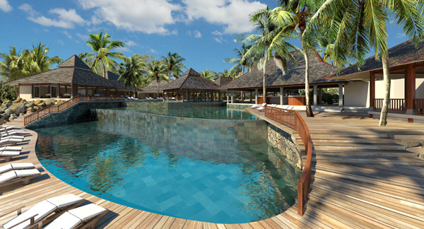 Luxury Holiday Cabin Relaxing Swimming Pool