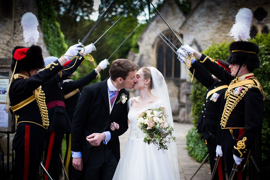 Military wedding ceremony by Douglas Fry Wedding Photographer | Confetti.co.uk