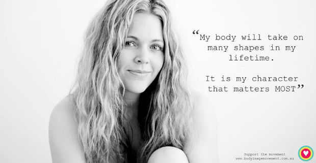 A quote on good body image