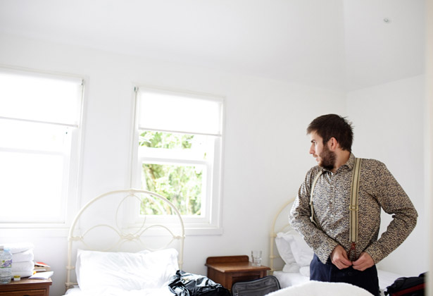 groom getting ready 