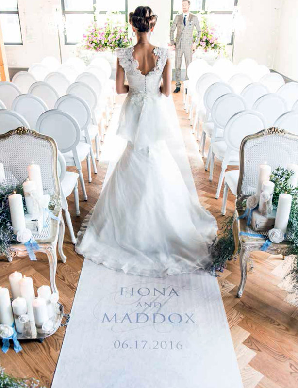 Contemporary-Vintage-Personalised-Aisle-Runner