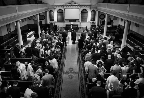 wedding ceremony st james church 