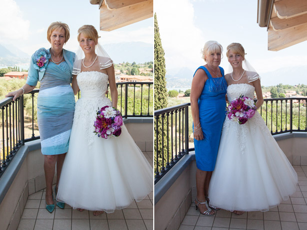 Bride with her mum and mother in law