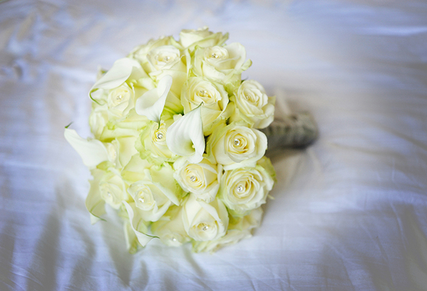 Bridal rose bouquet