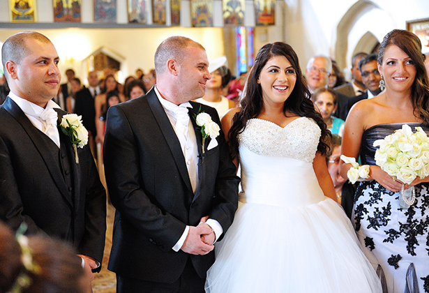 Bride and the groom