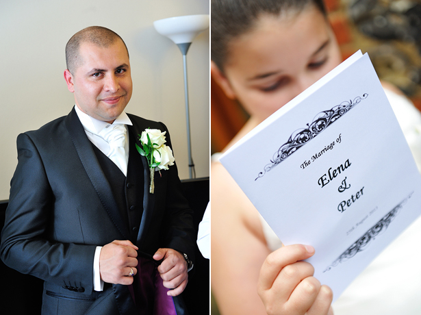 The groom ready for his big day