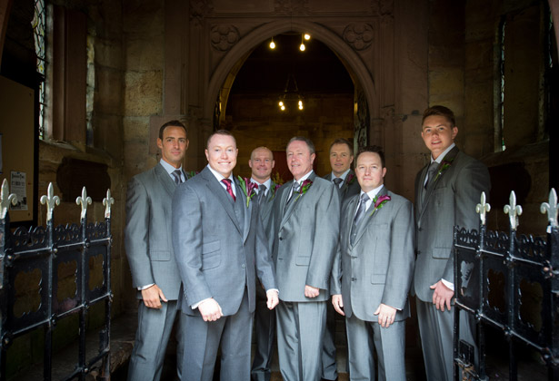 Groom with his groomsmen