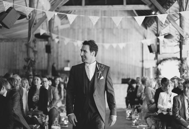 Groom at the alter 