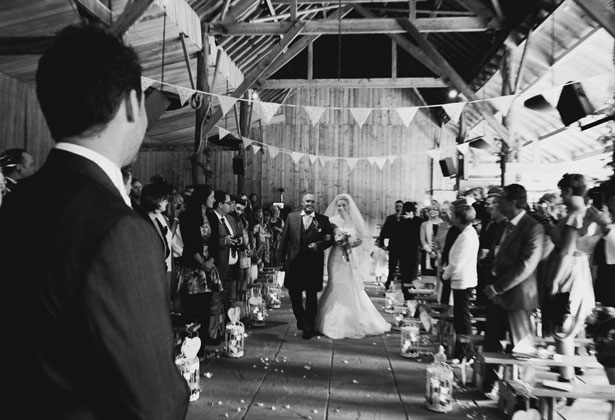  Bride walking down the aisle 