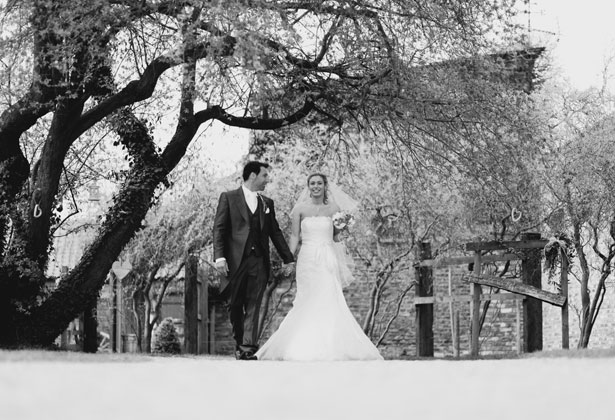 The bride and groom by Sansom Photography 