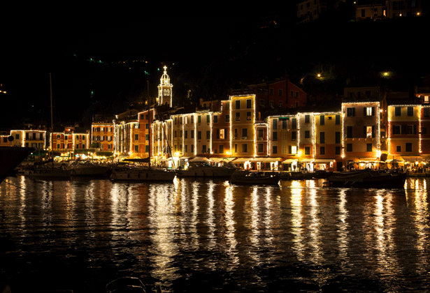 Castello Brow at night 