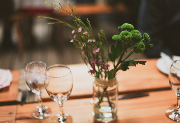 Rustic table setting