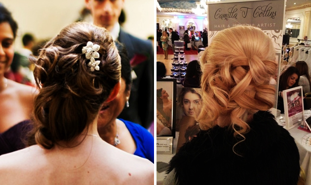 Hair to the side wedding hair style idea 2014