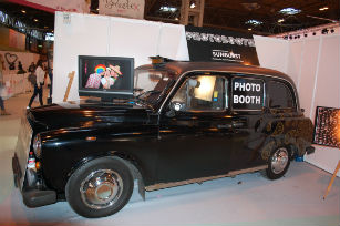 National Wedding Show the taxi cab photo booth