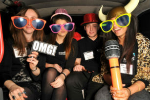 National Wedding Show fun in the photobooth