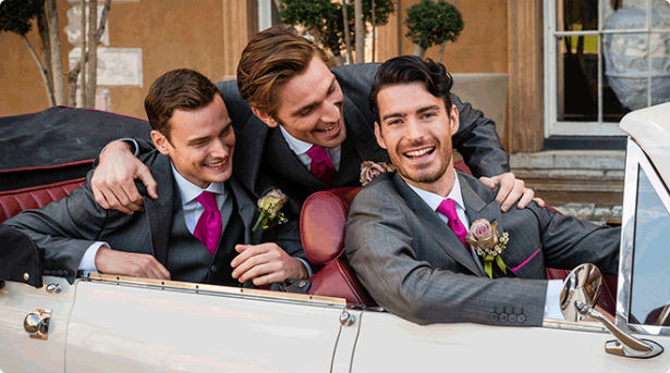 Cameron Ross menswear for the groom