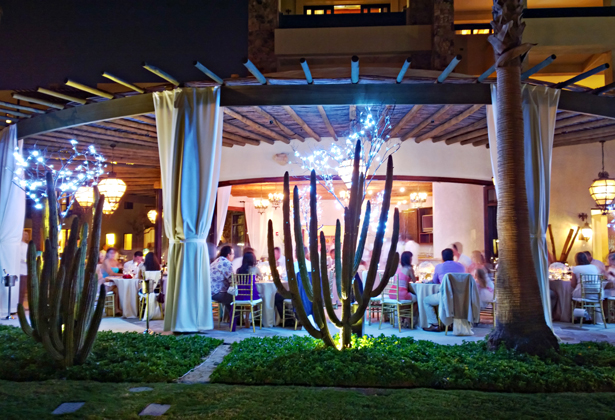 Wedding reception at Capella Pedregal in Cabo, Mexico