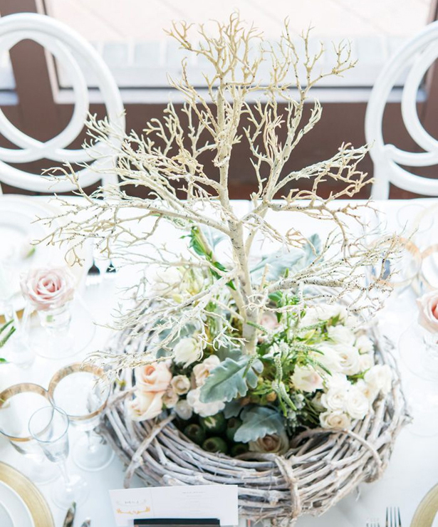 Artificial Birch Branch Centrepiece