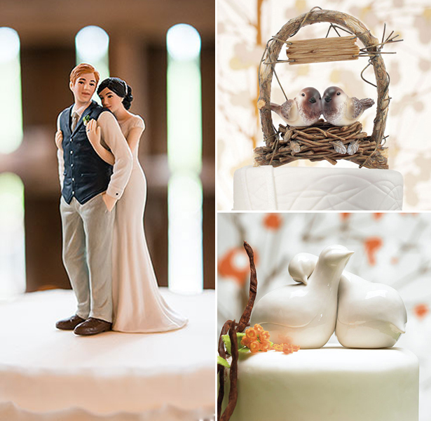 Woodland cake toppers 