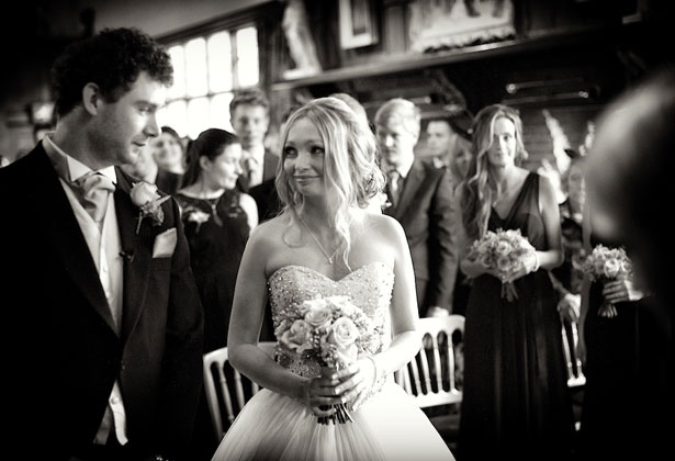 Bride with her groom