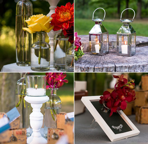 Travel inspired wedding decorations 