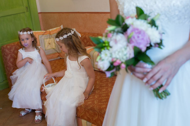 The flowers girls ready for the day 