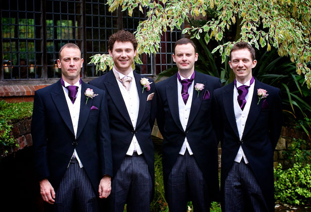 The groom with his groomsmen 