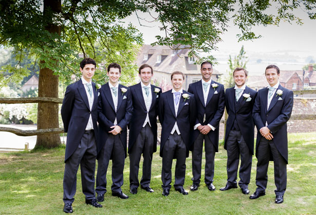 The groom with his groomsmen by Douglas Fry Photography 