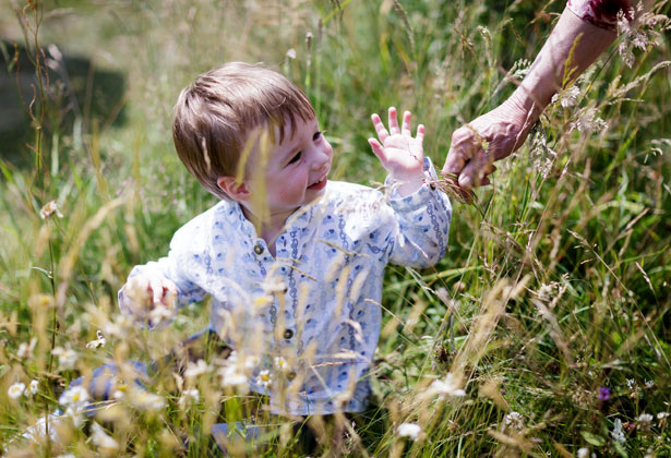 Younger wedding guest by Douglas Fry Photography