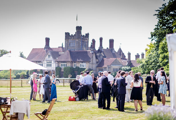 Wedding reception on the Cowdray Estate