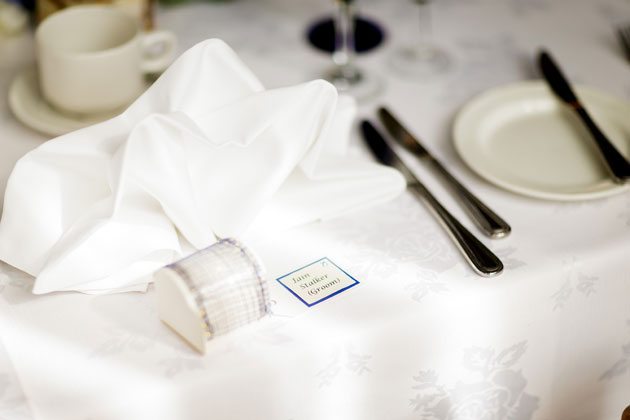 White wedding favours 