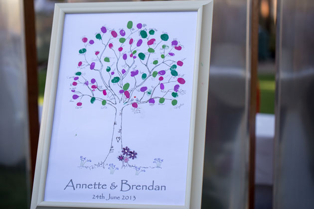 Personalised finger print tree 