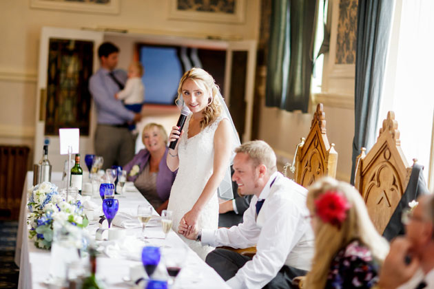 The bride's speech 