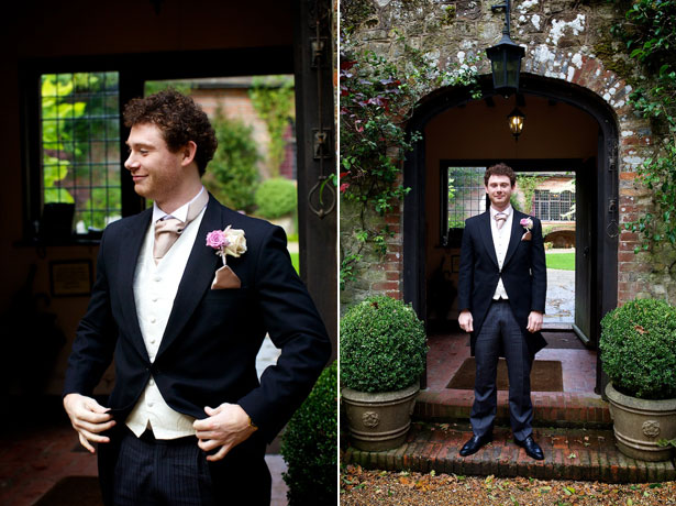 Groom in an Anthony hire suit 