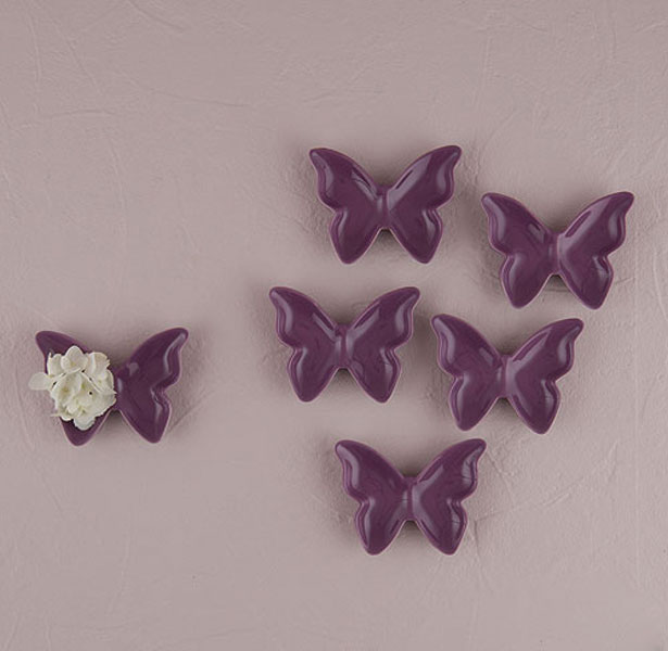 Purple butterfly favour dish