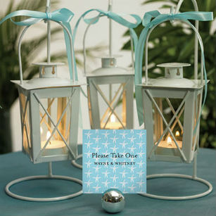 Mini favour lanterns with hanger 