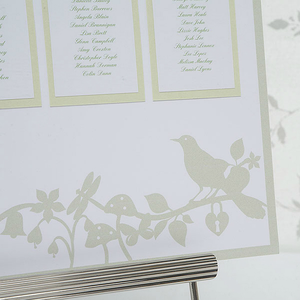 Love bird table planner 