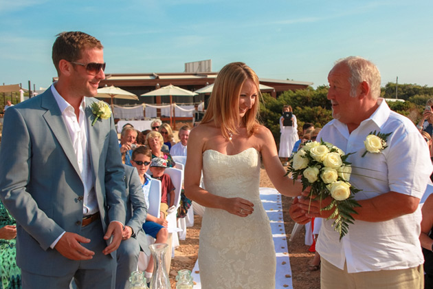 Bride with her groom 