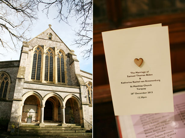 St Matthias Church, Torquay and order of service 