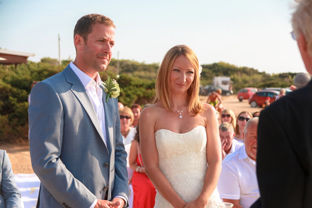 Bride with her groom 