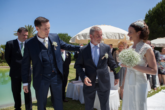 The bride and the groom together       