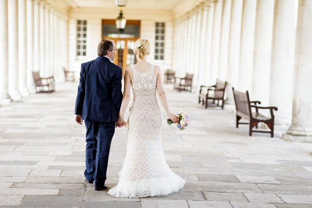 The bride and groom by Douglas Fry photography  