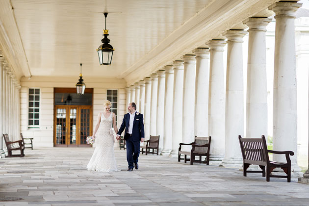 The bride and groom by Douglas Fry photography  