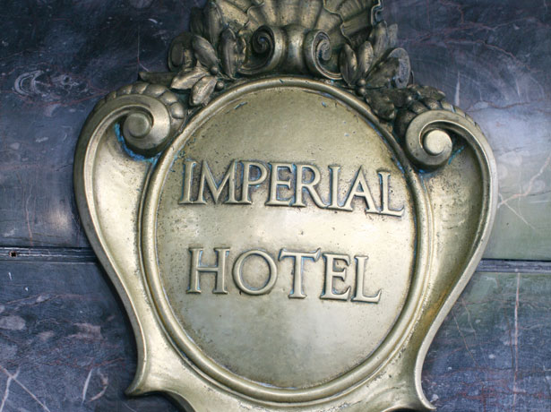 Wedding reception at the Imperial Hotel