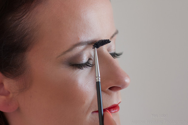 Bride getting ready for her big day      